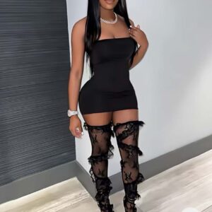 Ruffle Knee High Socks